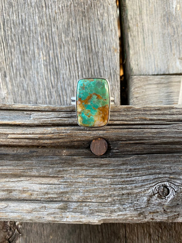Rising Phoenix Turquoise Ring Size 8 1/4 R0333