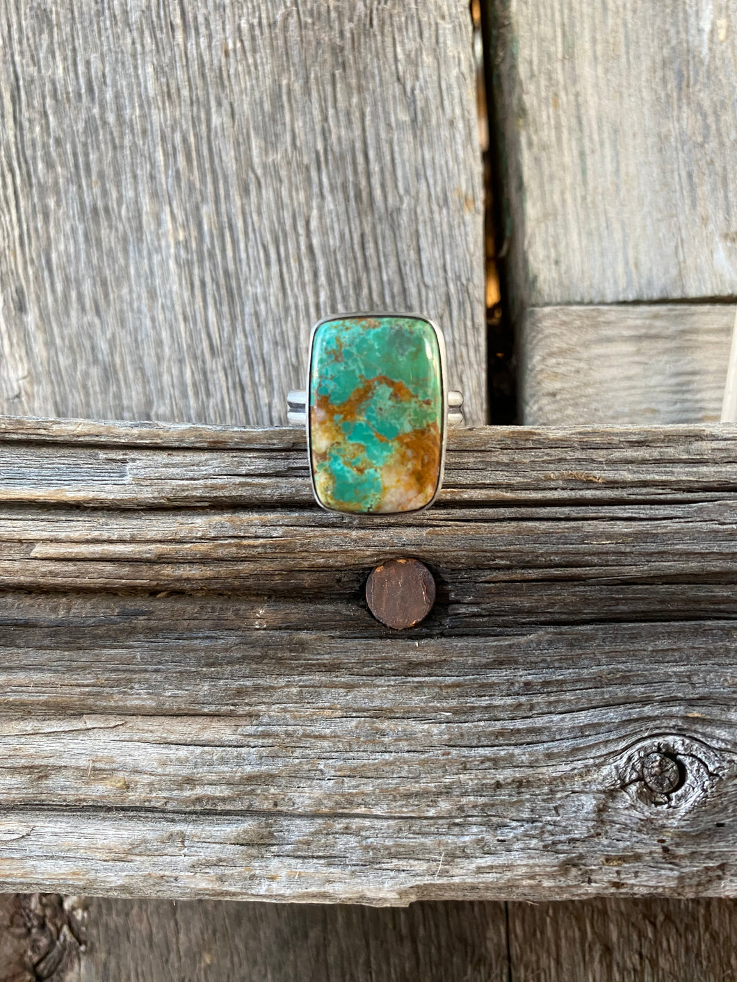 Rising Phoenix Turquoise Ring Size 8 1/4 R0333