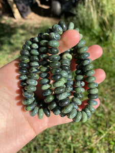Canadian Jade Stretchy Bracelet C0397