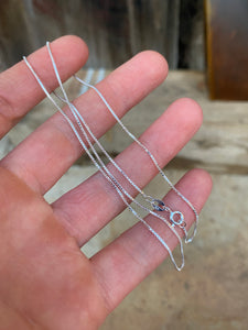 Sterling Silver 18” Box Chain N0382