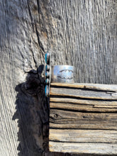 Load image into Gallery viewer, Elk Ivory And Turquoise Ring R0405