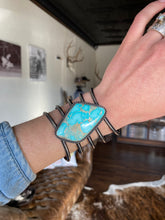 Load image into Gallery viewer, Turquoise Statement Cuff C0430