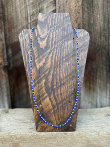 Lapis and Silver Necklace N0633