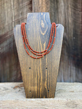 Load image into Gallery viewer, Pipestone Necklace with Silver N0926