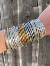 Load image into Gallery viewer, Twisted Silver Cuff C0386
