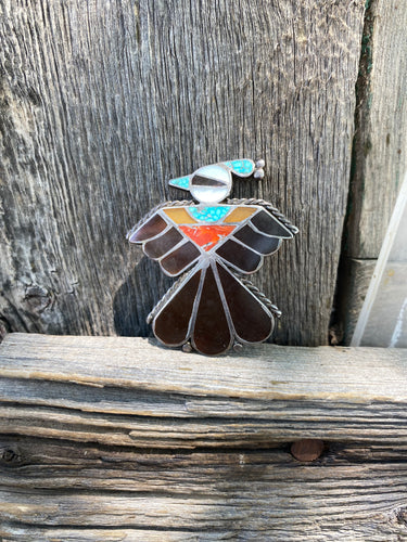 Vintage Thunderbird Inlay Pin