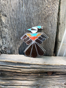 Vintage Thunderbird Inlay Pin