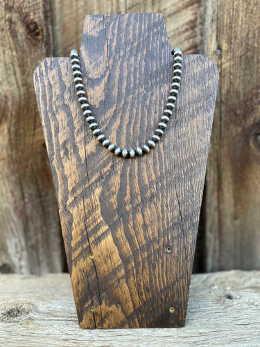 Sterling Silver HANDMADE Navajo Pearls N0643