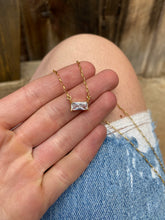 Load image into Gallery viewer, CZ Gold Filled Pendant Necklace