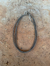 Load image into Gallery viewer, 3mm Sterling Suacer Necklace 16” N0687