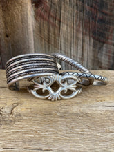 Load image into Gallery viewer, Vintage Silver Cuff C0237