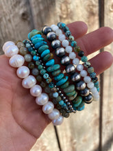 Load image into Gallery viewer, Turquoise Stretch Bracelet C0229