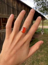 Load image into Gallery viewer, Orange Spiny Oyster Ring