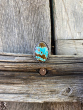 Load image into Gallery viewer, Number 8 Turquoise Ring 8.5 R0424