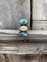 Load image into Gallery viewer, Golden Hills Elk Ivory Ring Size 7 R0259