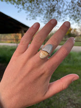 Load image into Gallery viewer, Chicken Track Jasper Ring Size 7 R0269