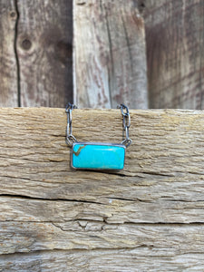 Turquoise Bar Necklace N0627