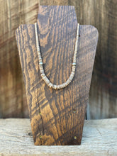 Load image into Gallery viewer, Graduated Turquoise Heishi Necklace N0697