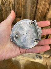 Load image into Gallery viewer, Vintage Sterling Lapis Buckle