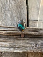 Load image into Gallery viewer, Thunderbird Turquoise Ring Size 6.5 R0313