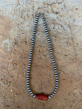 Load image into Gallery viewer, Coral Barrel Necklace N0920