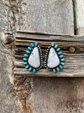 Load image into Gallery viewer, White Buffalo Earrings