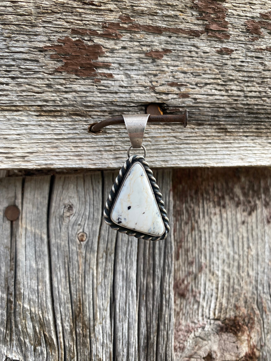 White Buffalo Pendant P0465