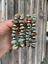 Load image into Gallery viewer, Turquoise and Silver Bracelet C0391