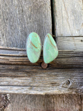 Load image into Gallery viewer, Australian Variscite Two Stone Ring 7-8.5 R0449