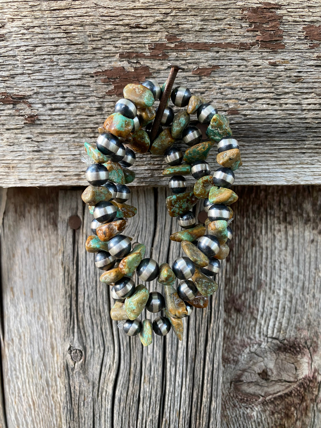 Turquoise and Silver Bracelet C0391