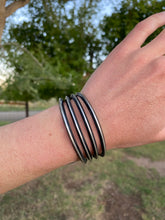 Load image into Gallery viewer, Tri Wire Cuff C0055