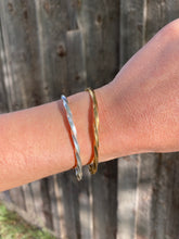 Load image into Gallery viewer, Twisted Brass Cuff C0387