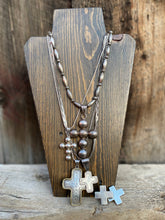 Load image into Gallery viewer, PO669 Stamped Cross Pendant