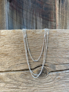 Sterling Chain Necklace N0692