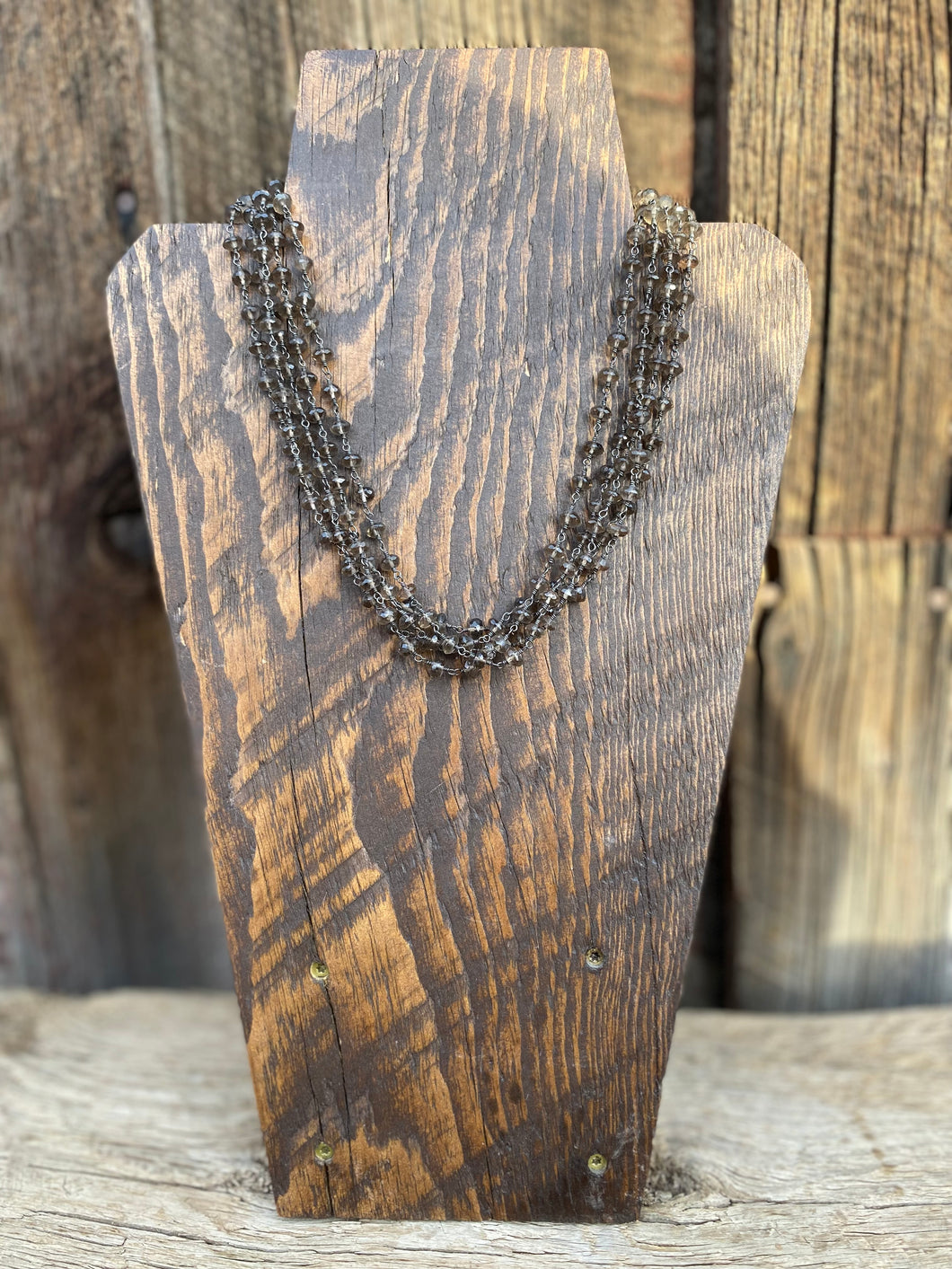 Smoky Quarts 18” Chain N0548