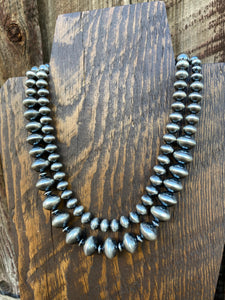 Sterling Silver HANDMADE Navajo Pearls N0643