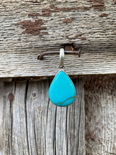 Kingman Turquoise Pendant P0472