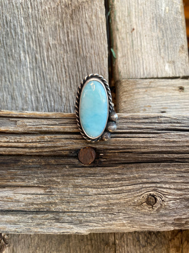 Larimar Ring Size 6 R0417