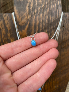 Lapis Pendant Necklace N0673