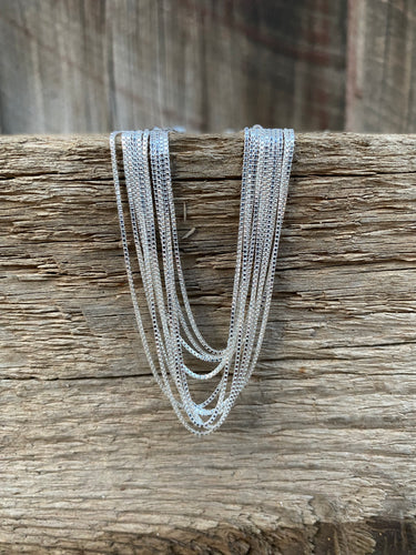 Sterling Silver 18” Box Chain N0382