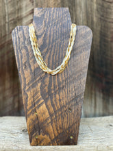 Load image into Gallery viewer, Herringbone Gold Filled Necklace N0672
