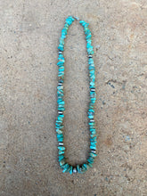 Load image into Gallery viewer, Turquoise and Silver Necklace