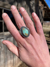 Load image into Gallery viewer, Cripple Creek Turquoise Ring R0376