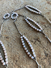 Load image into Gallery viewer, Vintage Pink Necklace and Earring Set N0786