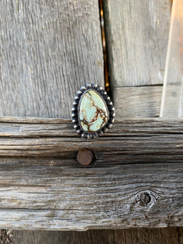 Aloe Variscite Ring Size 7 R0322