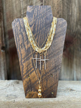 Load image into Gallery viewer, Herringbone Gold Filled Necklace N0672