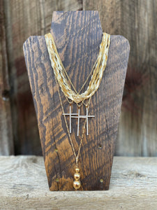 Herringbone Gold Filled Necklace N0672