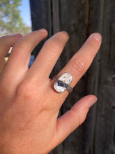 Load image into Gallery viewer, White Buffalo Ring Size 8 3/4 R0440