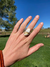 Load image into Gallery viewer, Chicken Track Ring Size 8 R0494