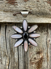 Load image into Gallery viewer, Pink and Onyx Pendant P0468